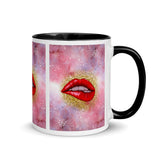 Red Lips Mug with Color