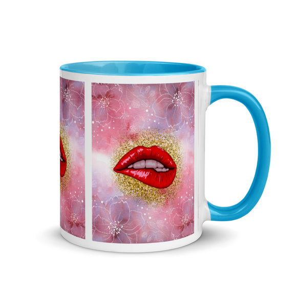 Red Lips Mug with Color