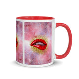 Red Lips Mug with Color